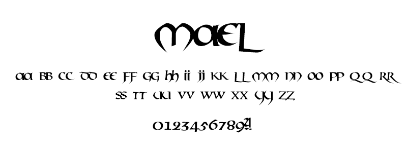 CLASSIC: Mael font CLASSIC: Mael font
