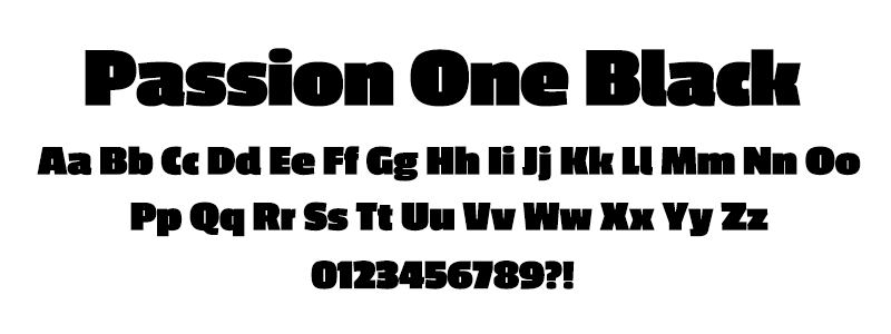 Sans: Passion One Black Sans: Passion One Black
